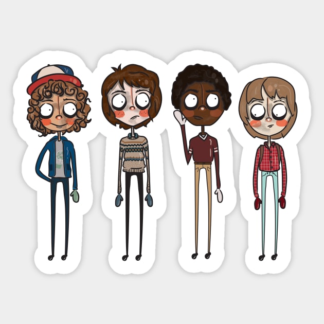 Stranger Things Sticker by addelinreplogle